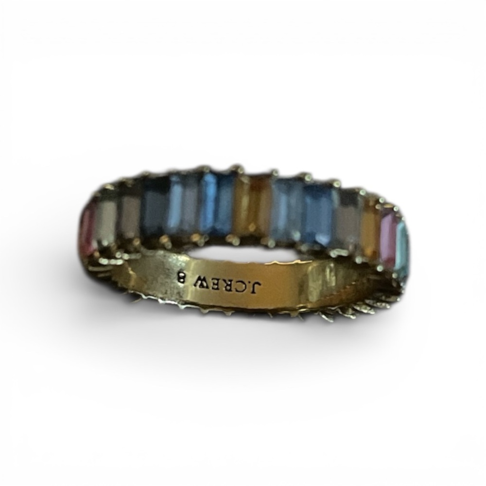 J. Crew Vibrant Gemstone Band Ring